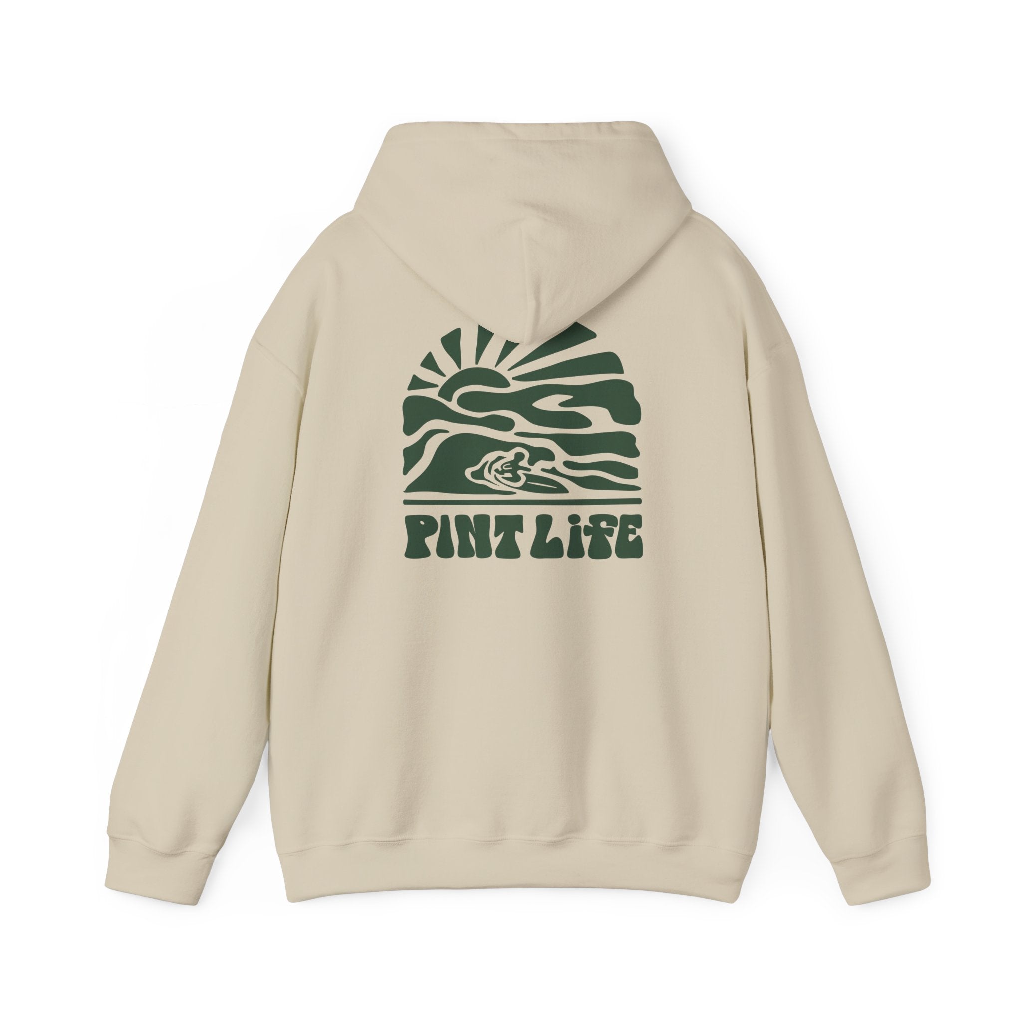 Pint Life Hoodie Sweatshirt — Retro Surf Sun