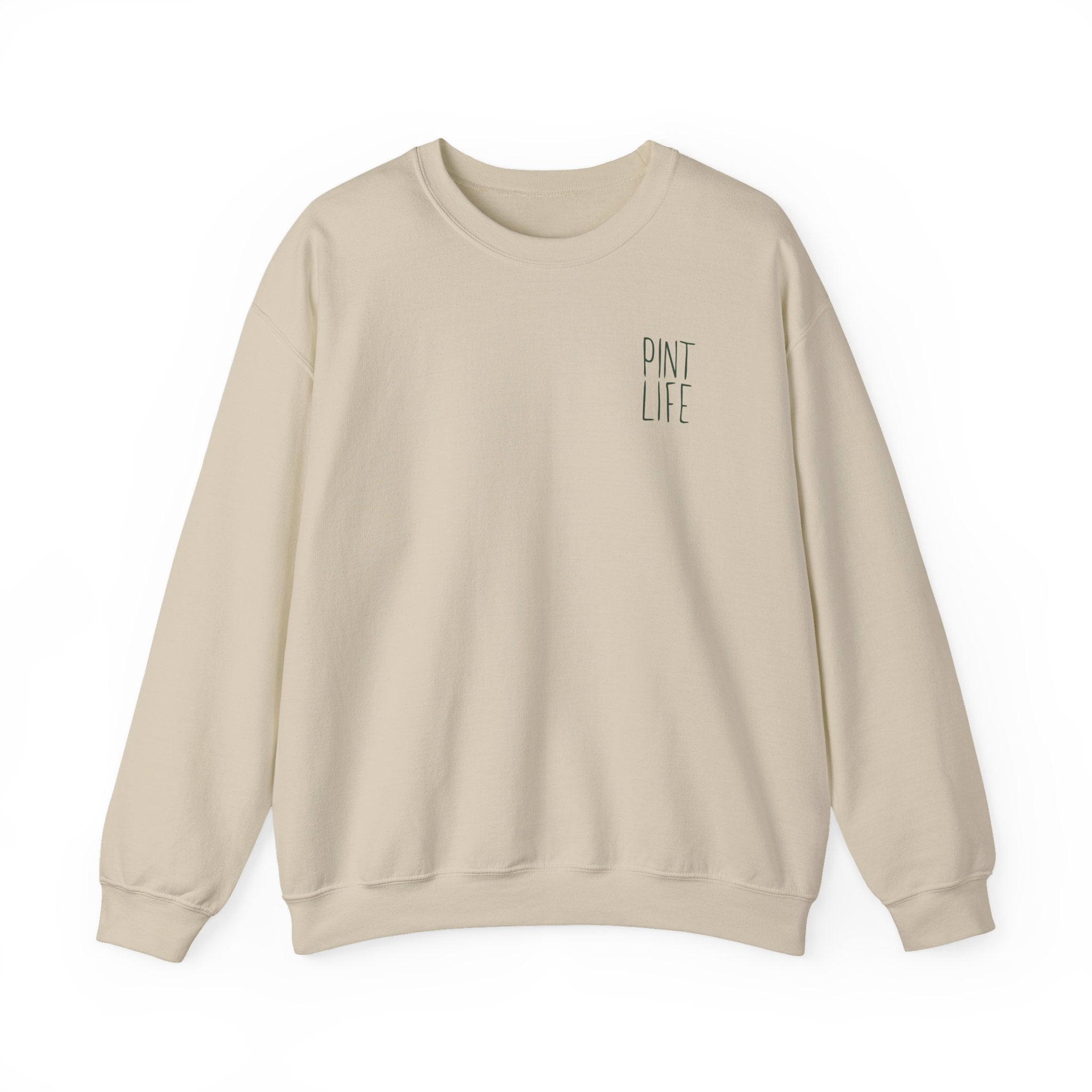 Crewneck Sweatshirt — Pint Life Surf & Sunset Graphic