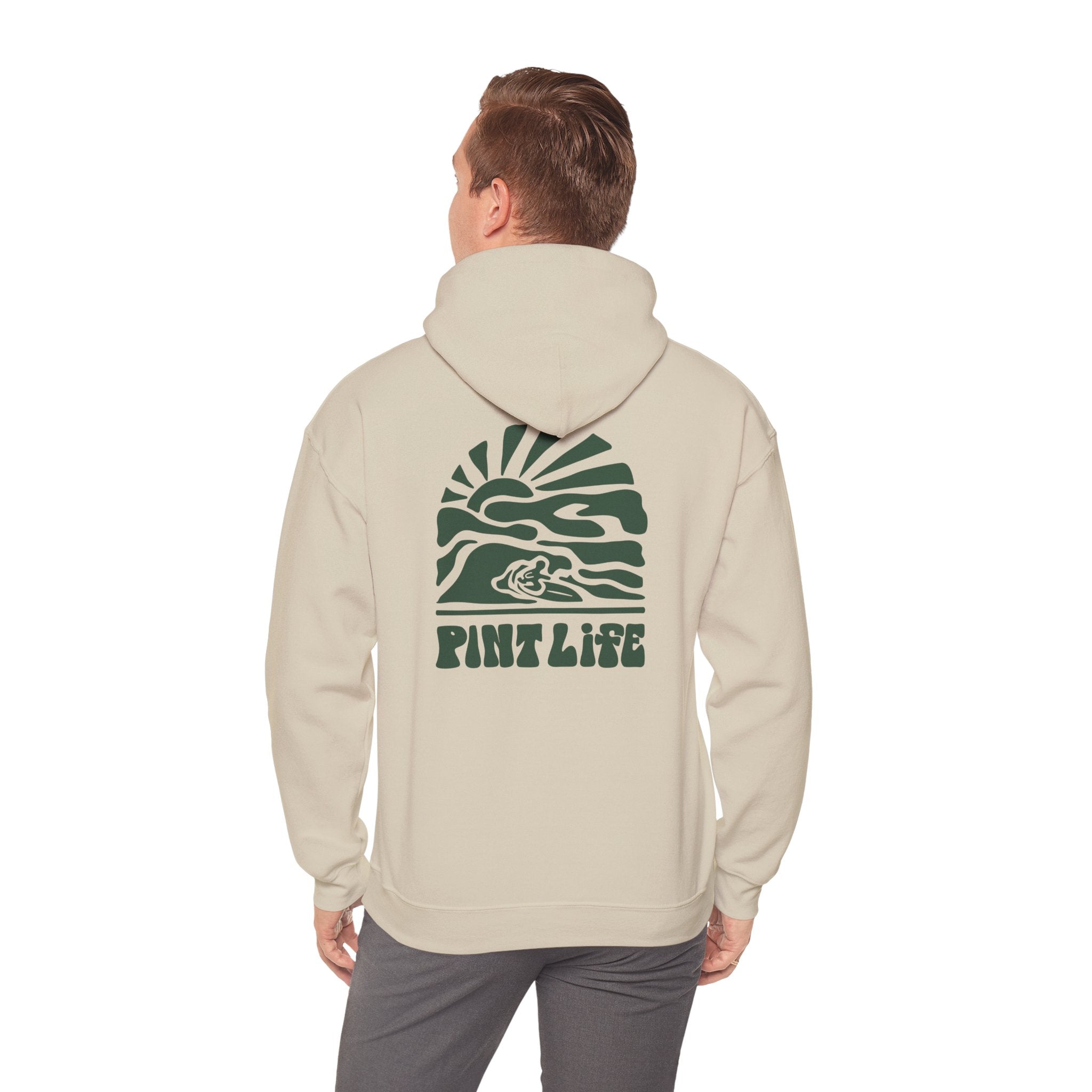Pint Life Hoodie Sweatshirt — Retro Surf Sun