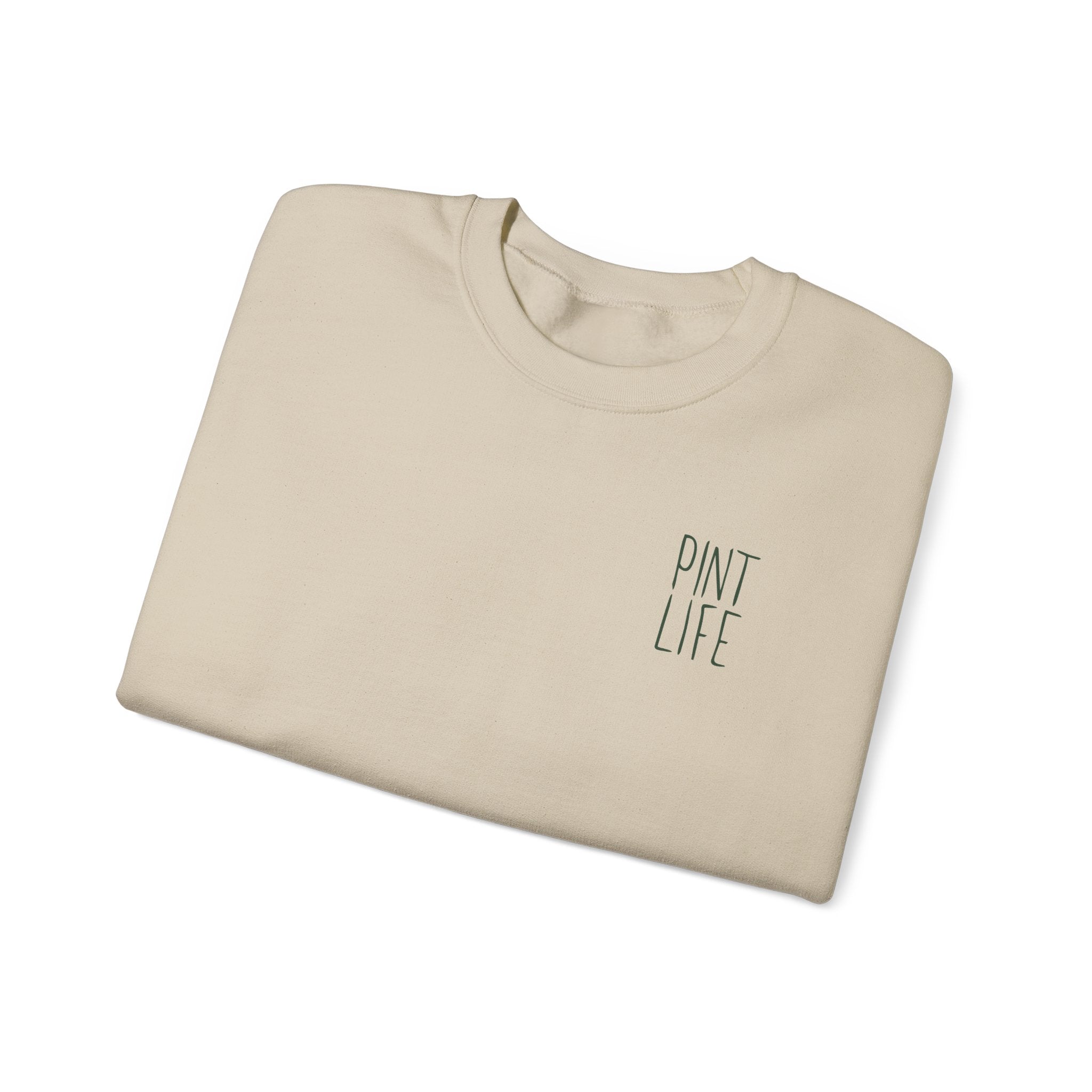 Crewneck Sweatshirt — Pint Life Surf & Sunset Graphic