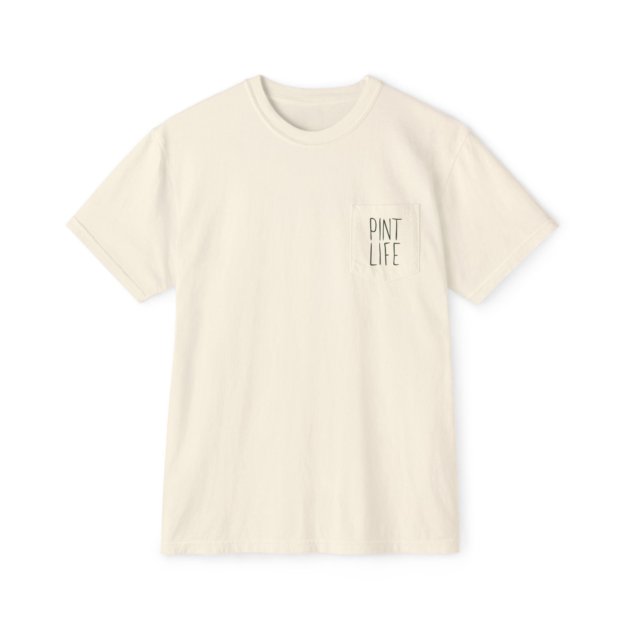 Retro Surf Sun — Pint Life Pocket T‑Shirt